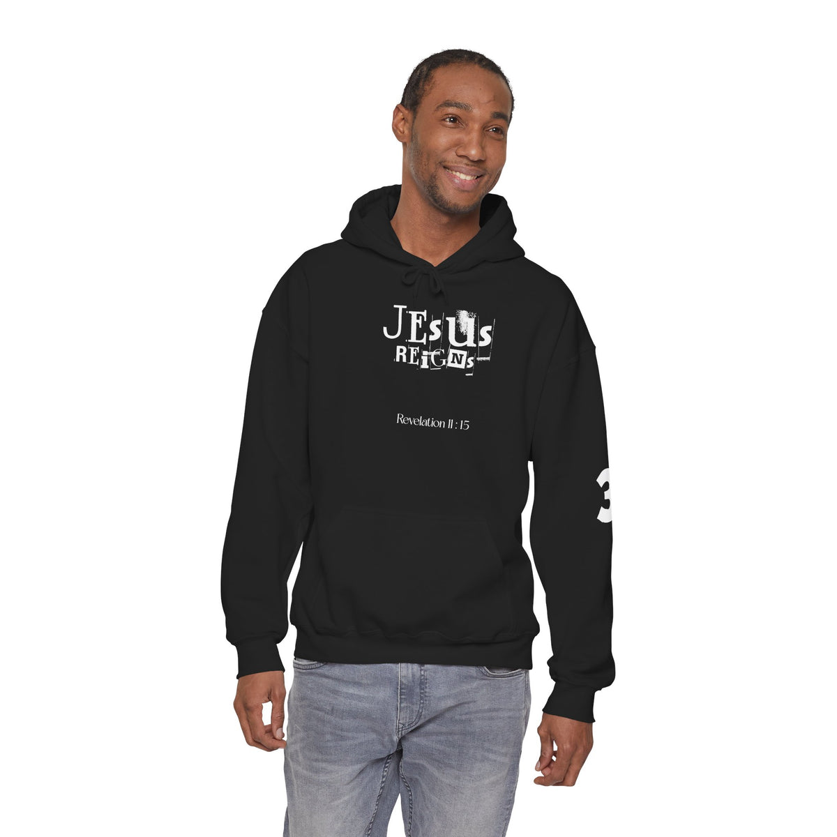 Jesus Reigns Revelation 1:5 Christian Hoodie