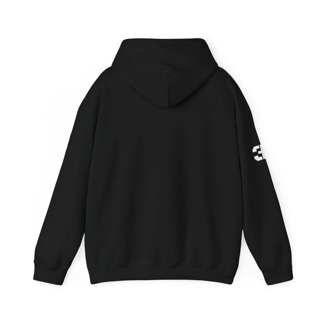 GOD is G.O.A.T. Snow White Vertical Psalms 95:3 Christian Unisex Hoodie