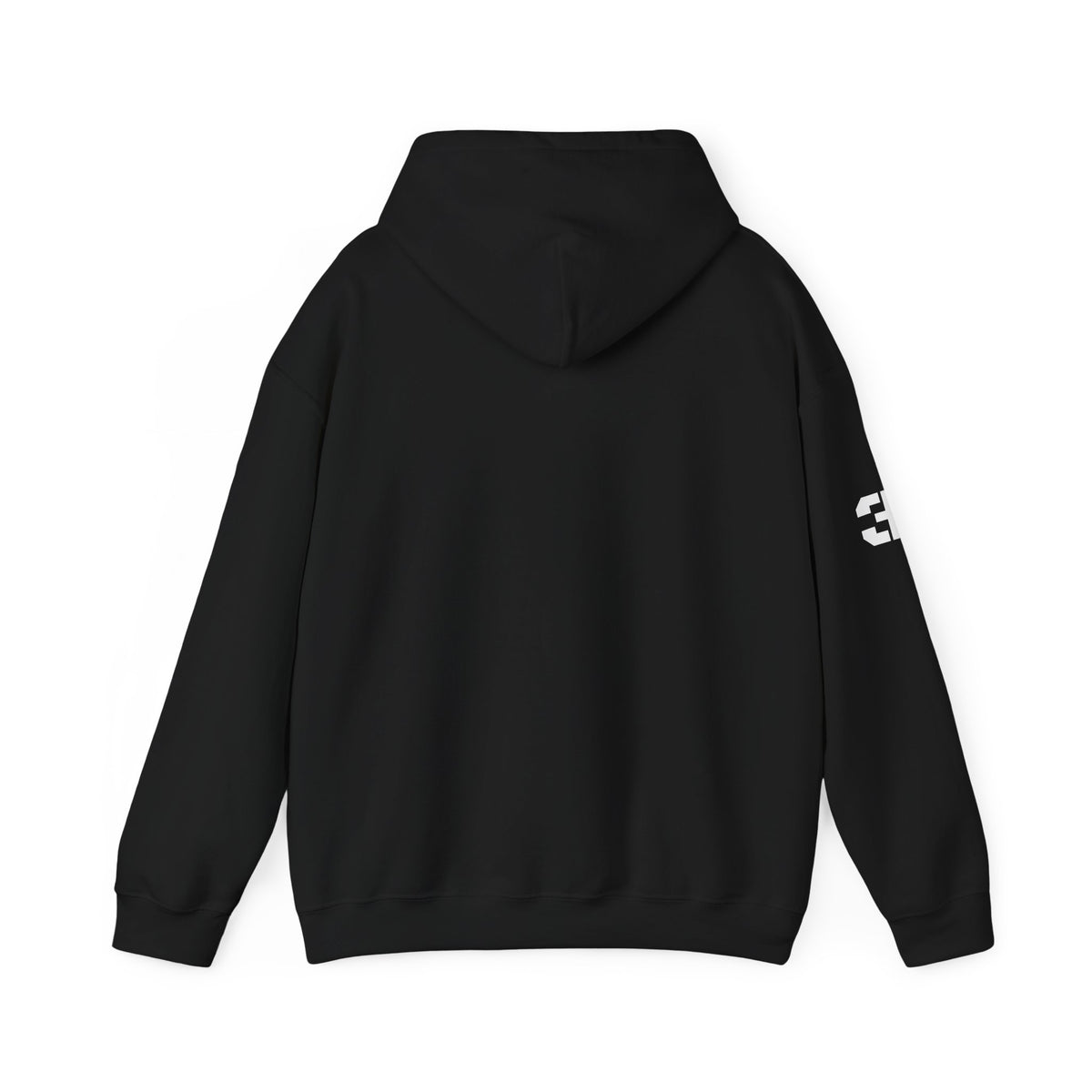 GOD is G.O.A.T. Snow White Vertical Psalms 95:3 Christian Unisex Hoodie