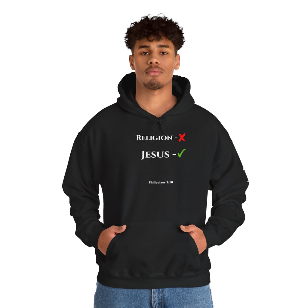 Religion ❌ Jesus ✅ Christian Hoodie
