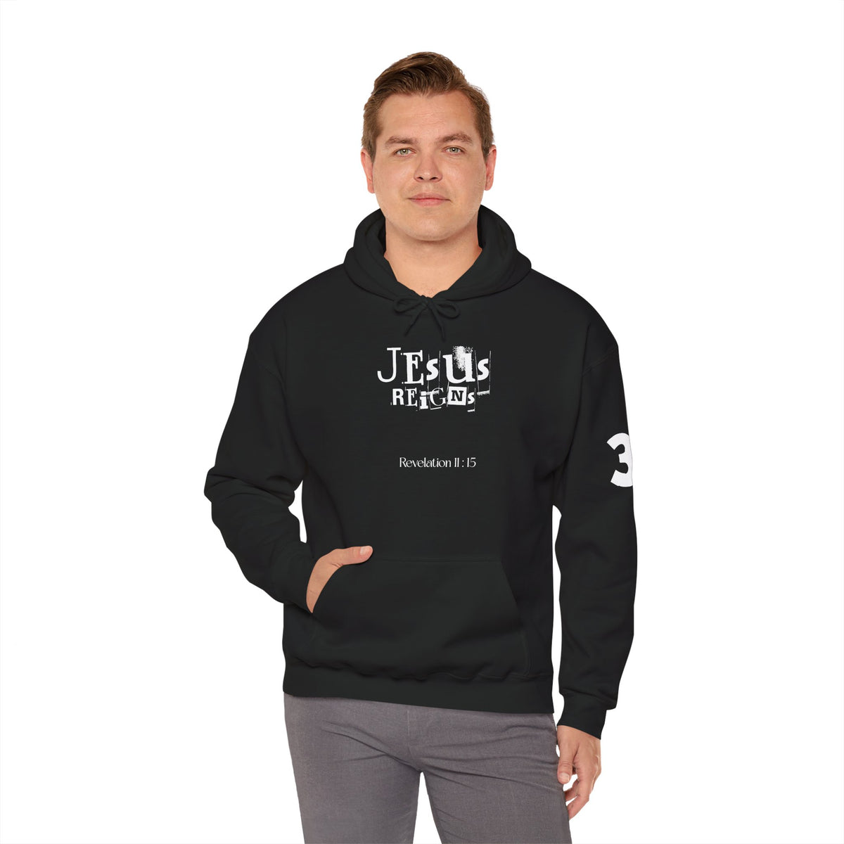 Jesus Reigns Revelation 1:5 Christian Hoodie