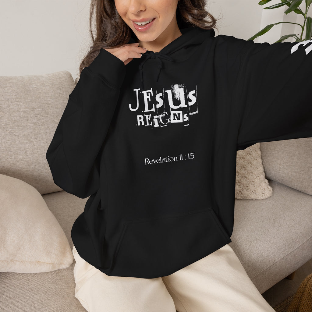 Jesus Reigns Revelation 1:5 Christian Hoodie