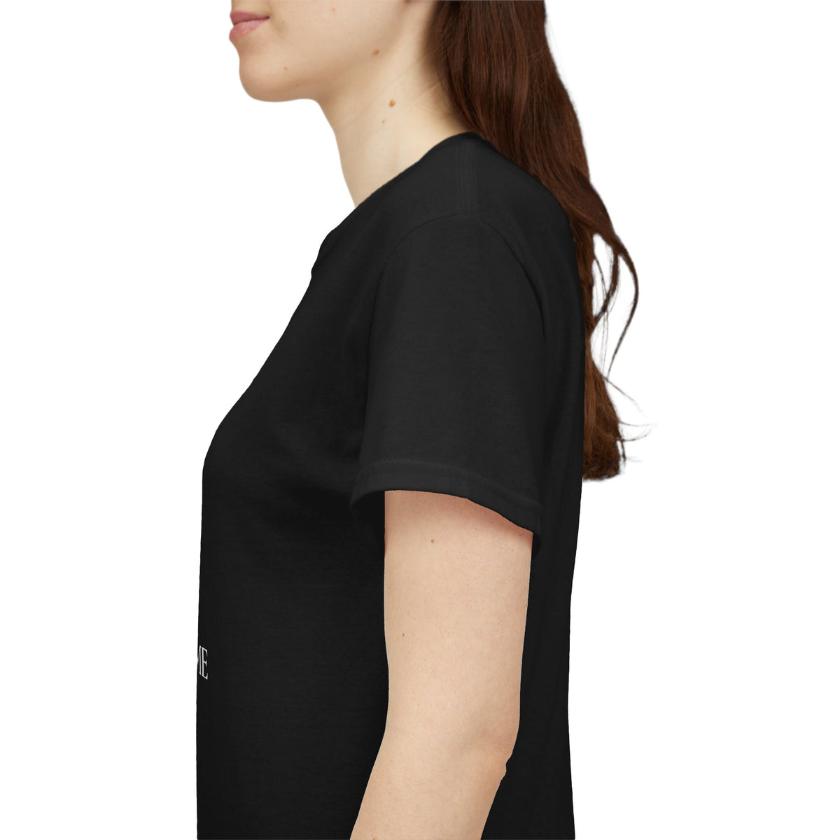 Nolan Wells Justice Tee | Retro collegiate script, small chest print