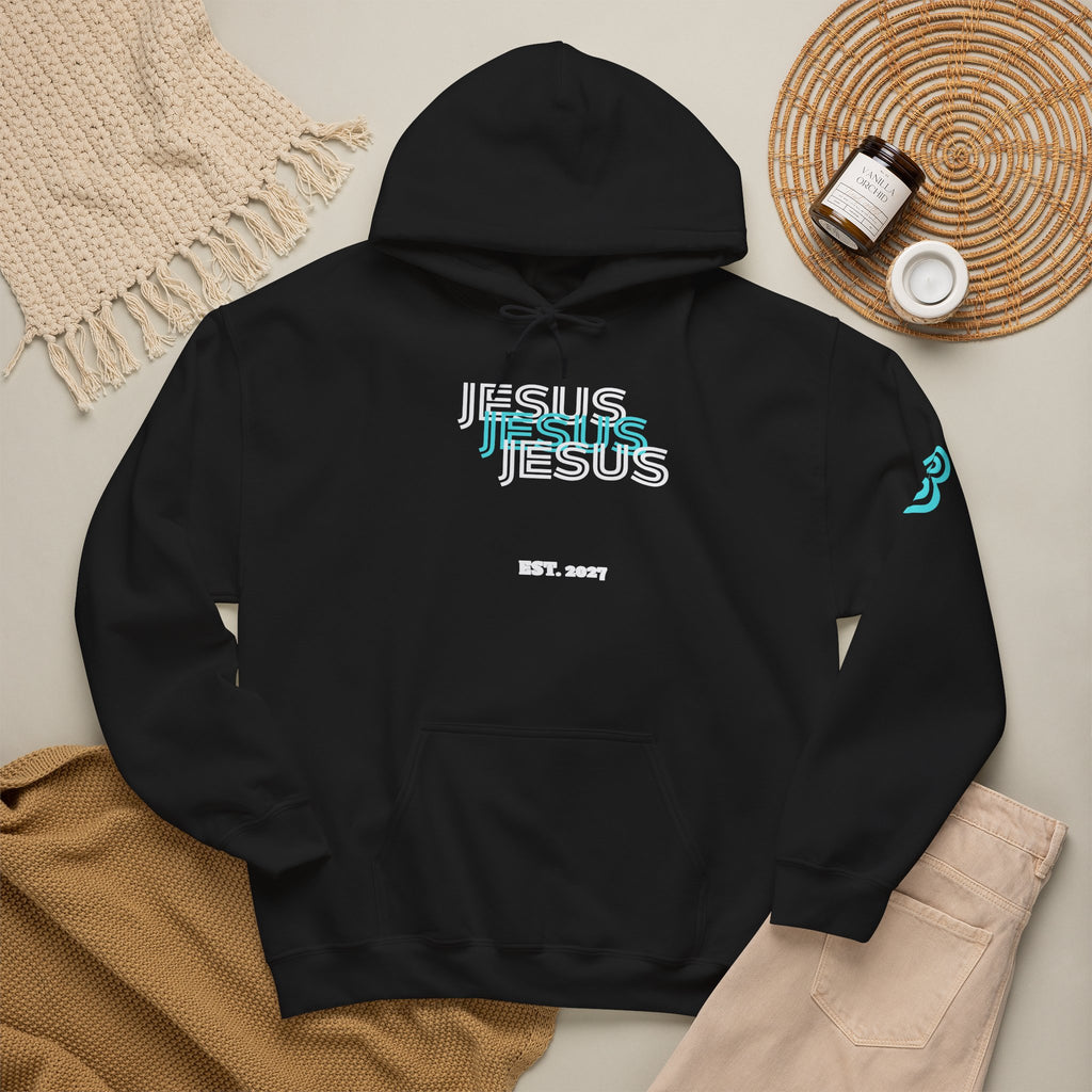 Jesus 3N1 Baby Blue Faith Hoodie