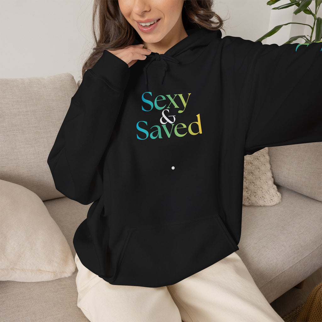 Sexy & Saved Period Caribbean Vibes Christian Faith Hoodie
