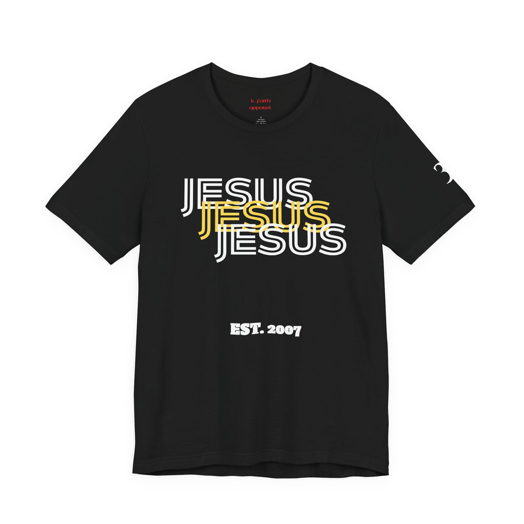 Jesus Gold 3-N-1 T-Shirt - Christian Faith Graphic Tee
