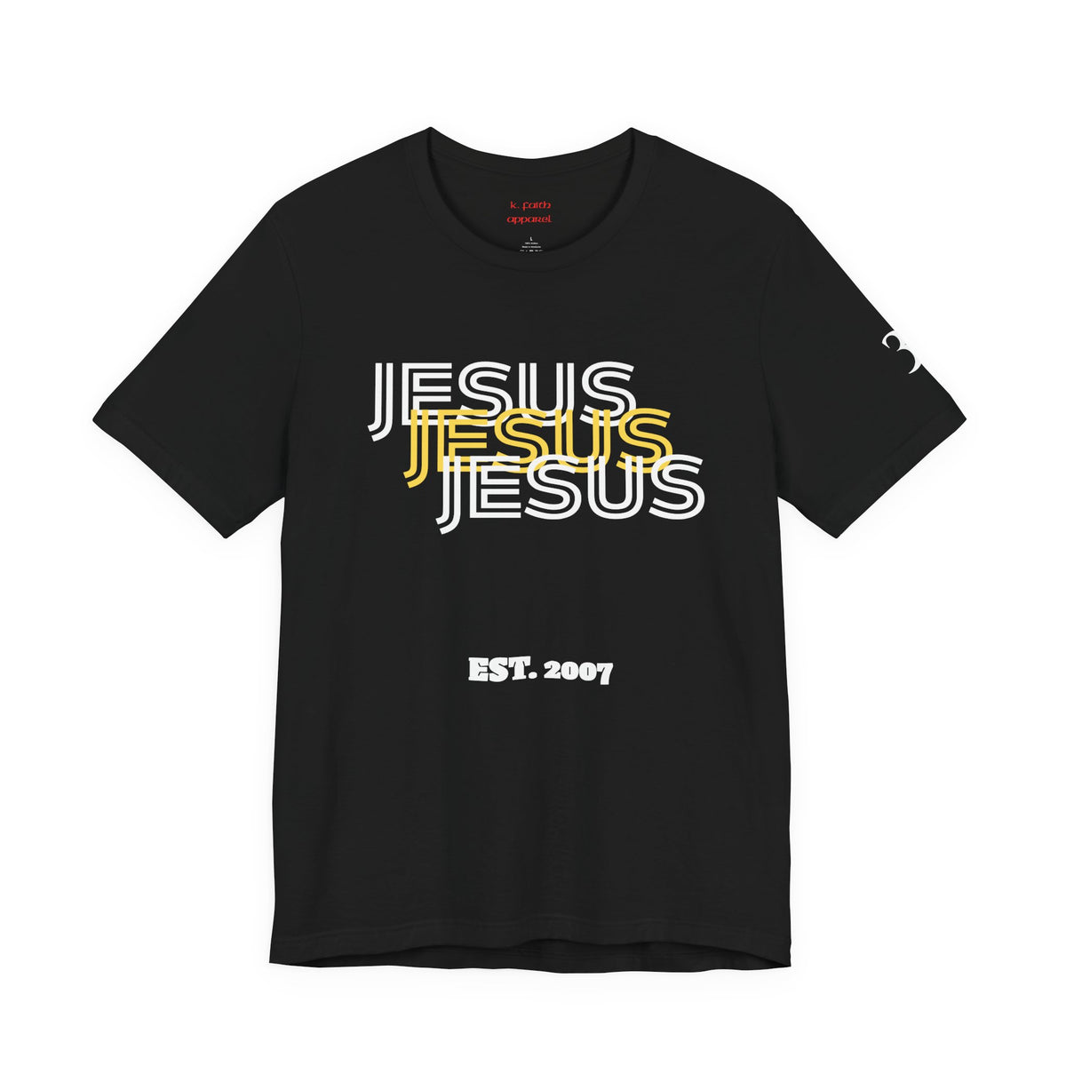 Jesus Gold 3-N-1 T-Shirt - Christian Faith Graphic Tee