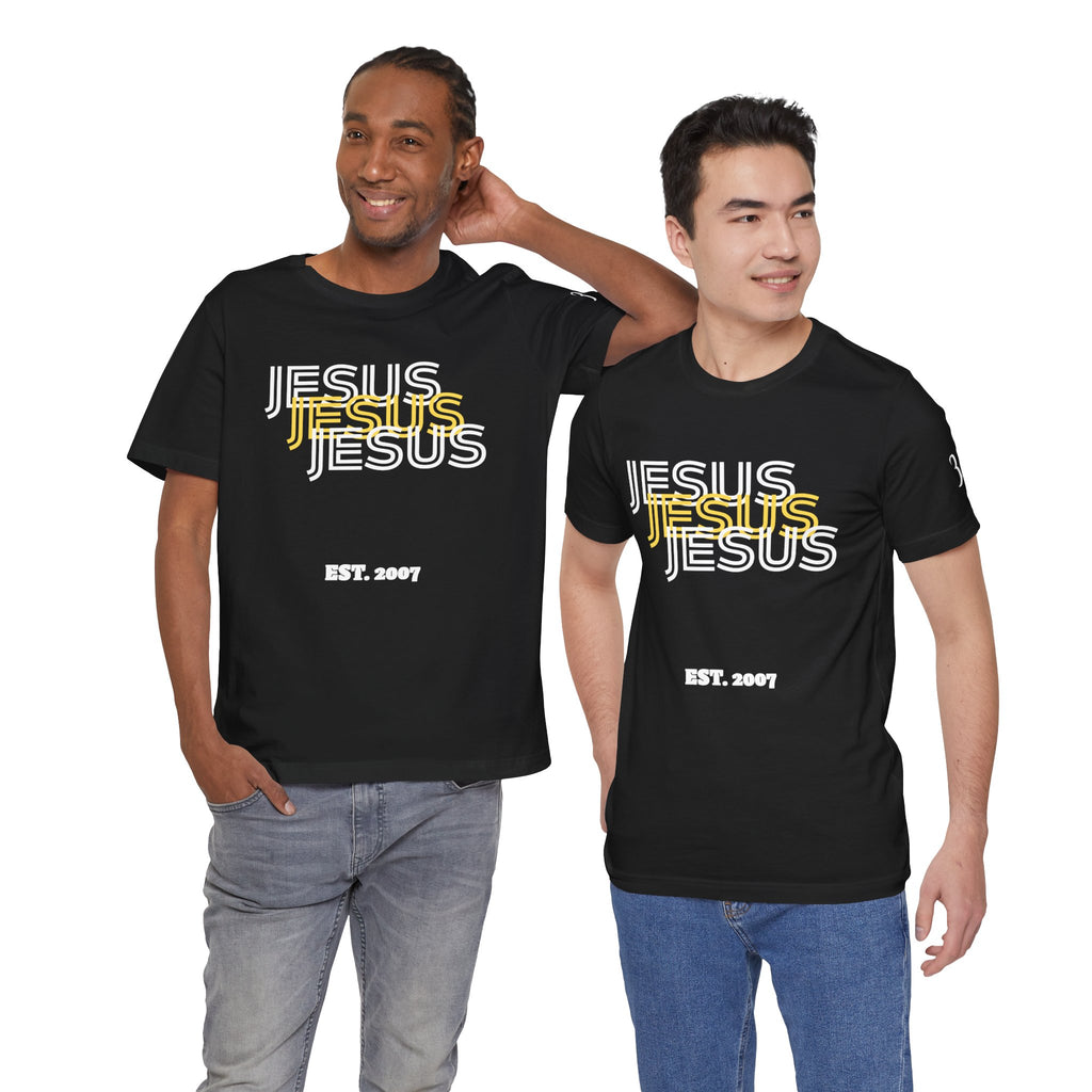 Jesus Gold 3-N-1 T-Shirt - Christian Faith Graphic Tee