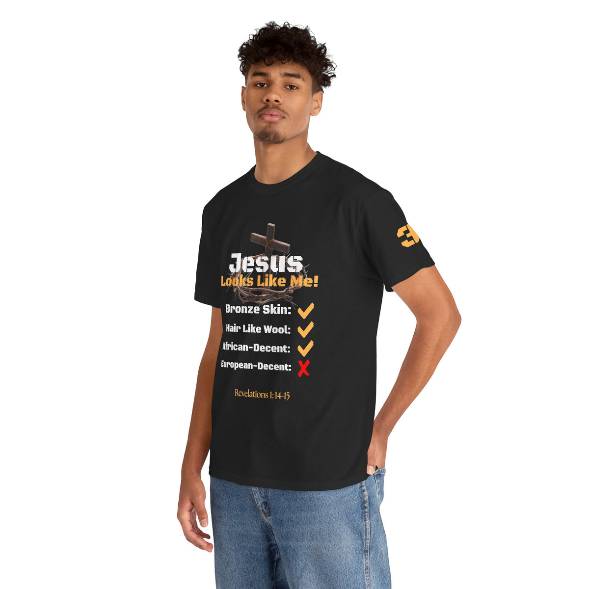 Jesus Looks Like Me Graphic Tee | Faith Christian Shirt