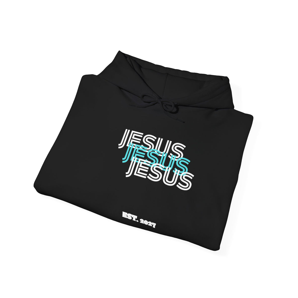 Jesus 3N1 Baby Blue Faith Hoodie