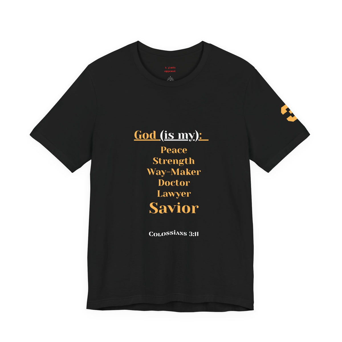 God is My Everything Tee — Retro Pastel Christian T-Shirt