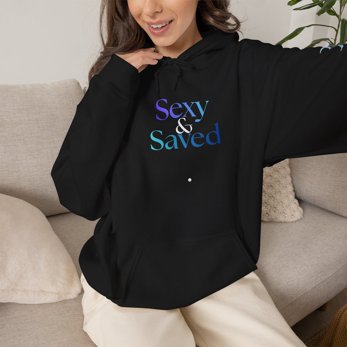 Sexy & Saved Period Tropical Twist Christian Statement Hoodie