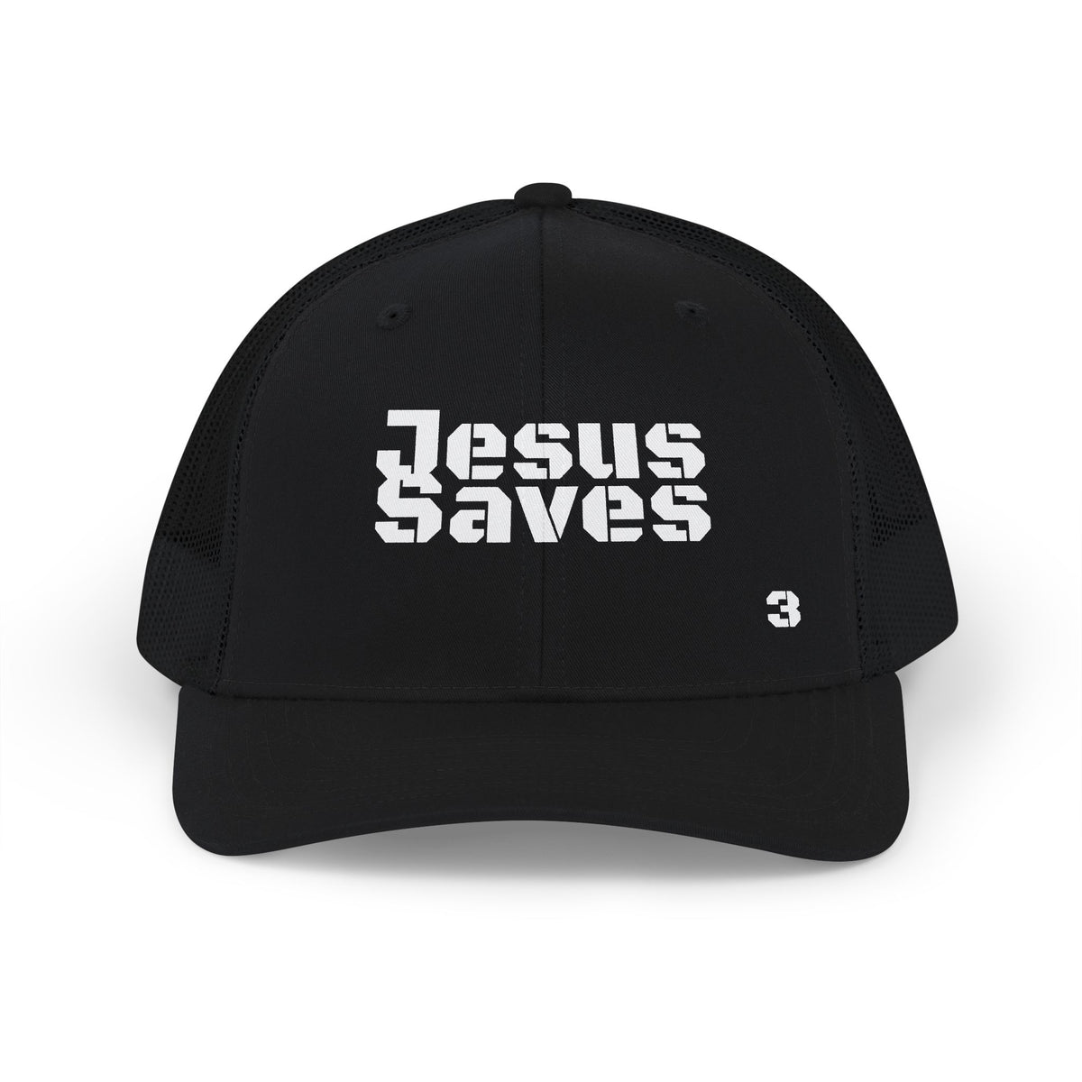 Jesus Saves Trucker Cap | Faith Graphic Snapback