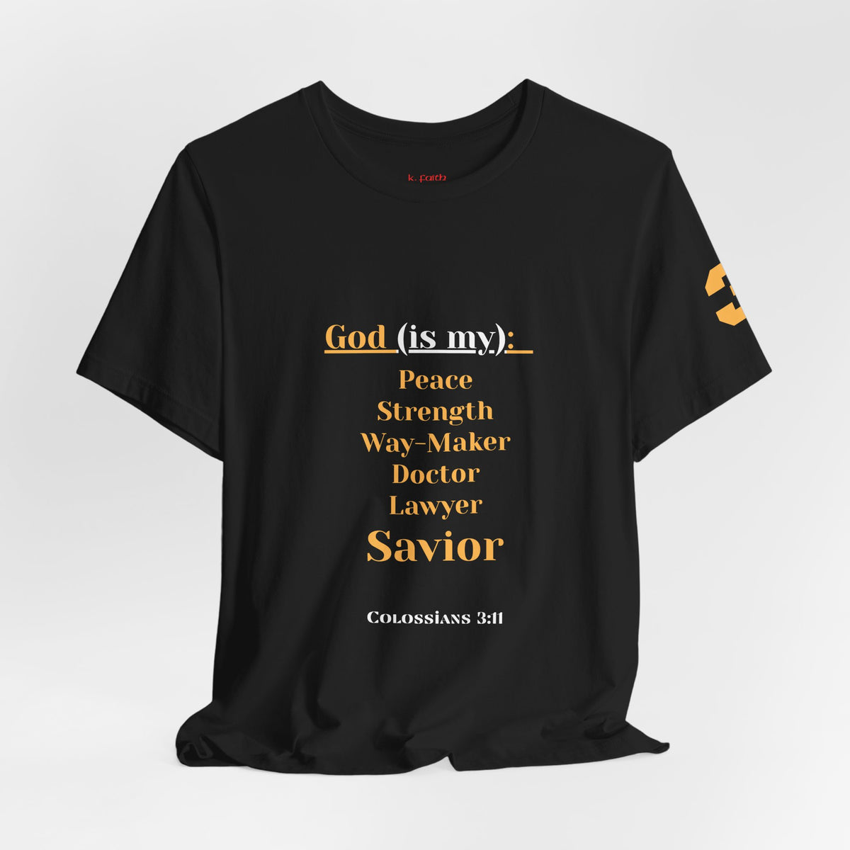God is My Everything Tee — Retro Pastel Christian T-Shirt