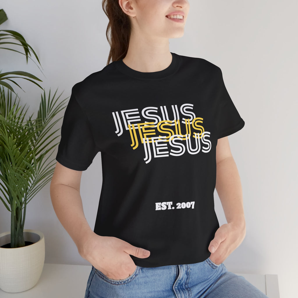 Jesus Gold 3-N-1 T-Shirt - Christian Faith Graphic Tee