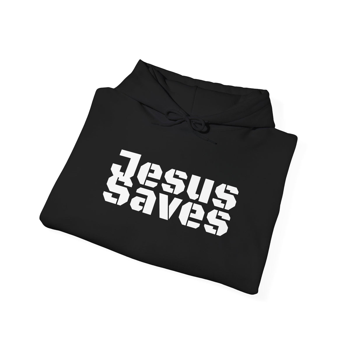 Jesus Saves Christian Graphic Hoodie