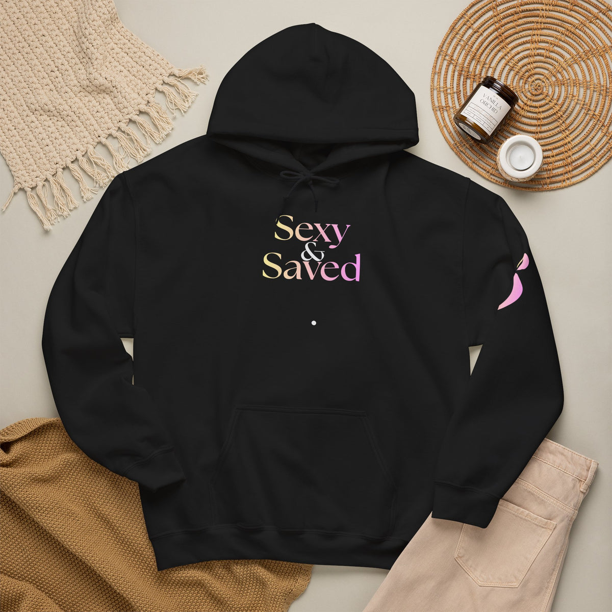Sexy & Saved Period Sunrise Bliss Christian Faith Hoodie