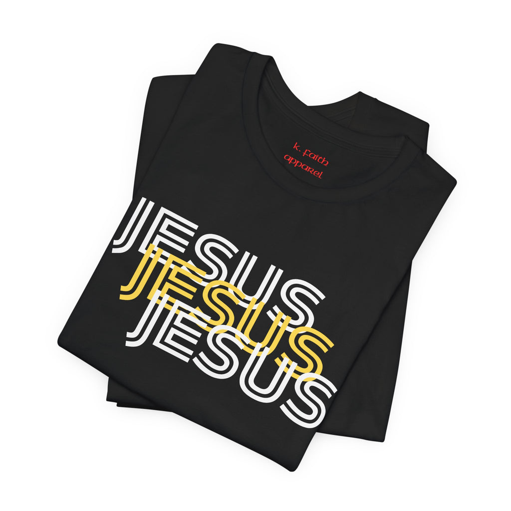 Jesus Gold 3-N-1 T-Shirt - Christian Faith Graphic Tee