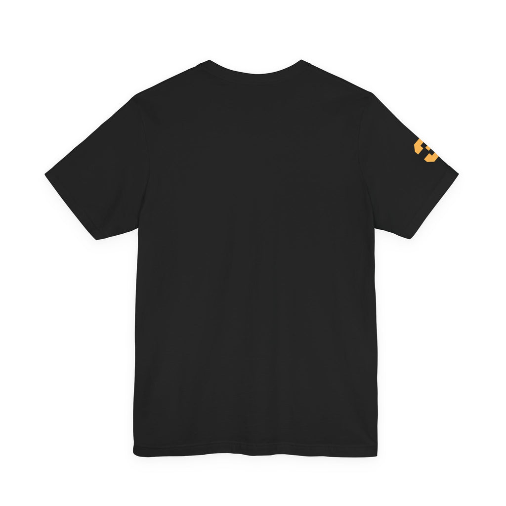 God is the G.O.A.T Gold  Horizontal T-Shirt - Christian Faith Graphic Tee