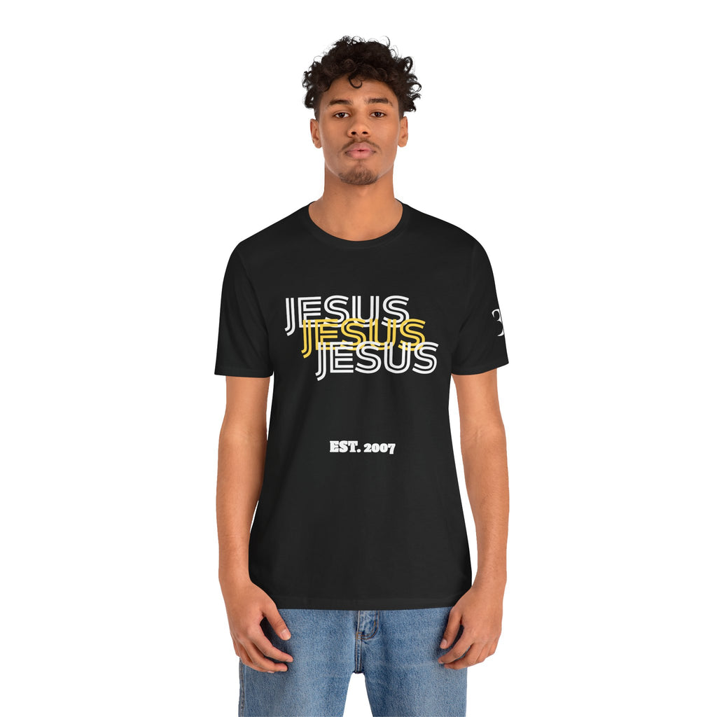 Jesus Gold 3-N-1 T-Shirt - Christian Faith Graphic Tee