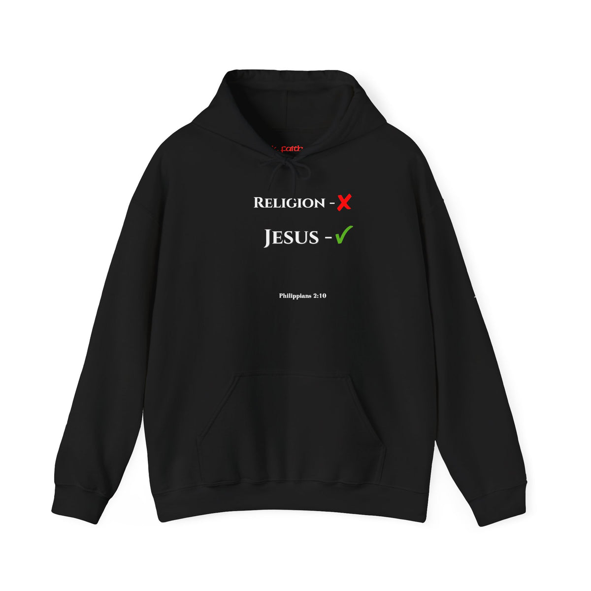 Religion ❌ Jesus ✅ Christian Hoodie