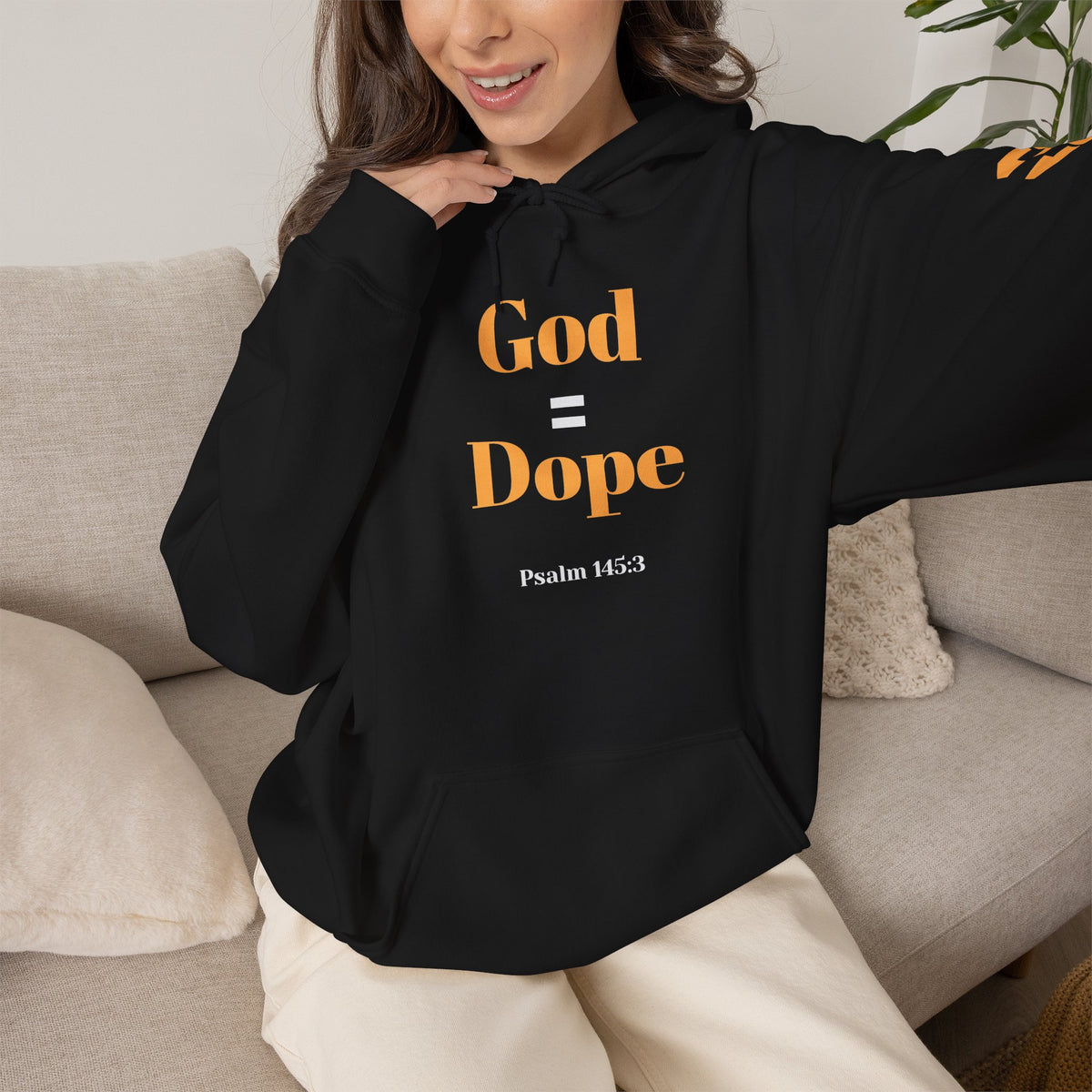 God Is Dope Psalm 46:1 Faith-Based Hoodie