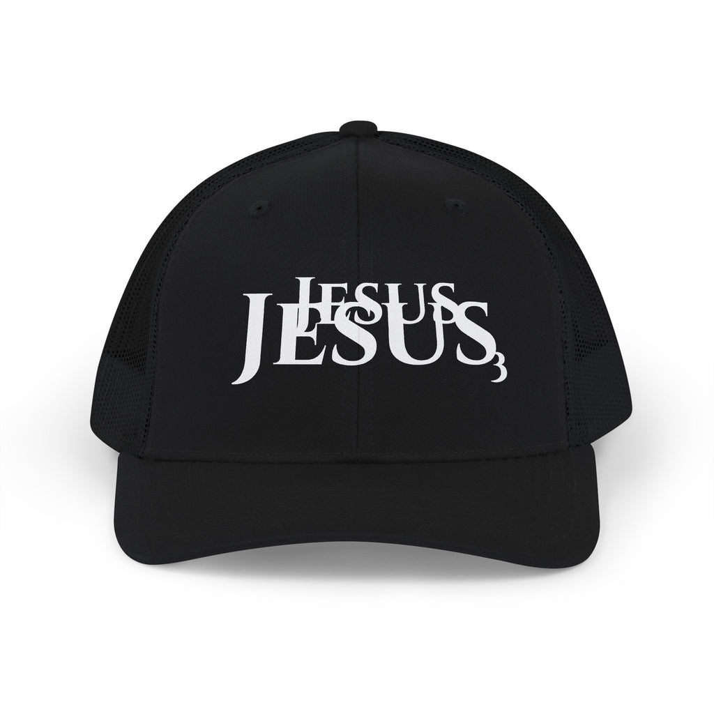 Jesus on Jesus Trucker Cap | Faith Graphic Snapback